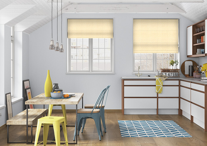 Aztec, Ochre - Roman Blind - Image 5